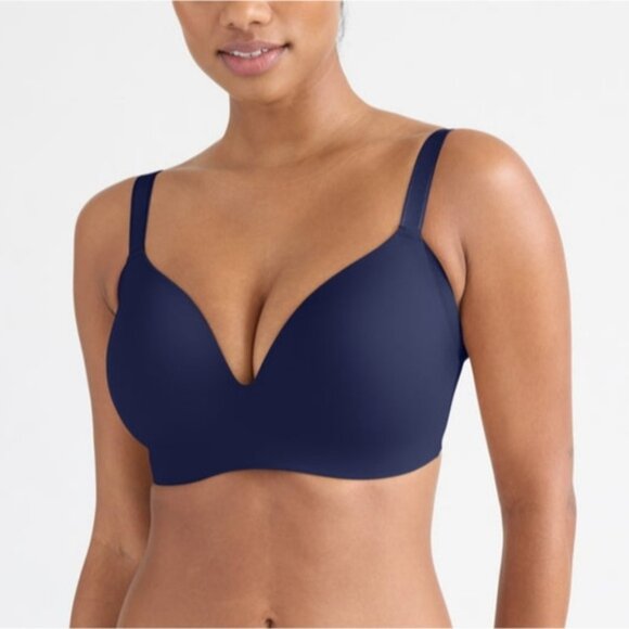 knix Other - Knix Wing Woman Padded Navy Comfort Support Bra 7